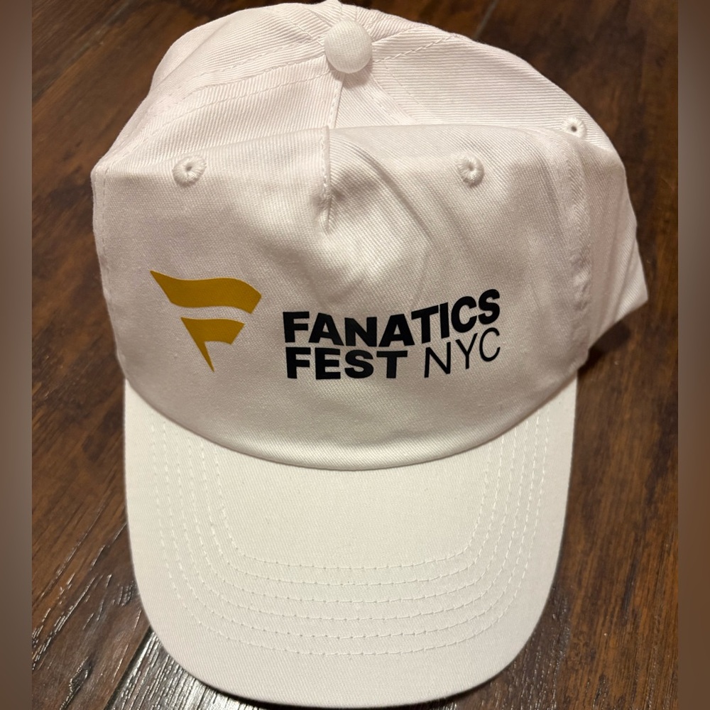 Fanatics Fest NYC 2026 White Baseball Cap- Exclusive event hat